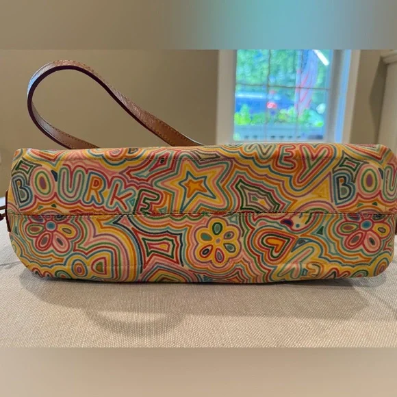 Dooney & Bourke rare rainbow doodle y2k purse - Picture 8 of 12